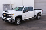 Raptor 2007-2021 Tundra Dbl Cab 6.5In Sawtooth Slide Track Running Boards Black Txt Alum
