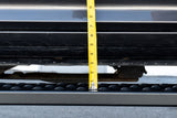 Raptor 2009-2018 Ram 1500/2010+ Ram 2500/3500 Crew Cab 6.5In Sawtooth Slide Track Running Boards Black Txt Alum