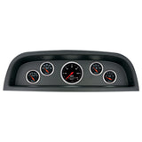 5 GAUGE DIRECT-FIT DASH KIT, CHEVROLET TRUCK 60-63, DESIGNER BLACK