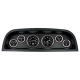 6 GAUGE DIRECT-FIT DASH KIT, CHEVROLET TRUCK 60-63, OLD TYME BLACK