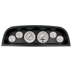 AutoMeter 6 Gauge Direct-Fit Dash Kit, Chevrolet Truck 60-63, Old Tyme White