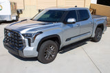 Raptor 2022+ Tundra Crewmax Cab 6.5In Sawtooth Slide Track Running Boards Black Txd Aluminum