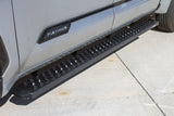 Raptor 2022+ Tundra Crewmax Cab 6.5In Sawtooth Slide Track Running Boards Black Txd Aluminum