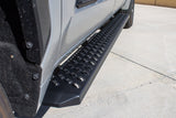 Raptor 2022+ Tundra Crewmax Cab 6.5In Sawtooth Slide Track Running Boards Black Txd Aluminum