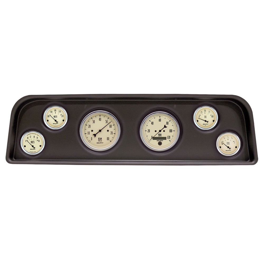 AutoMeter 6 Gauge Direct-Fit Dash Kit, GMC Truck 60-66, Antique Beige