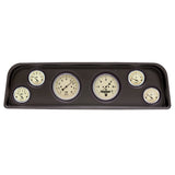 6 GAUGE DIRECT-FIT DASH KIT, GMC TRUCK 60-66, ANTIQUE BEIGE