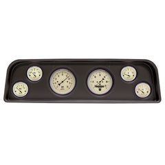 AutoMeter 6 Gauge Direct-Fit Dash Kit, GMC Truck 60-66, Antique Beige