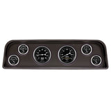 6 GAUGE DIRECT-FIT DASH KIT, GMC TRUCK 60-66, OLD TYME BLACK