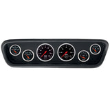 6 GAUGE DIRECT-FIT DASH KIT, FORD MUSTANG 64-65, DESIGNER BLACK