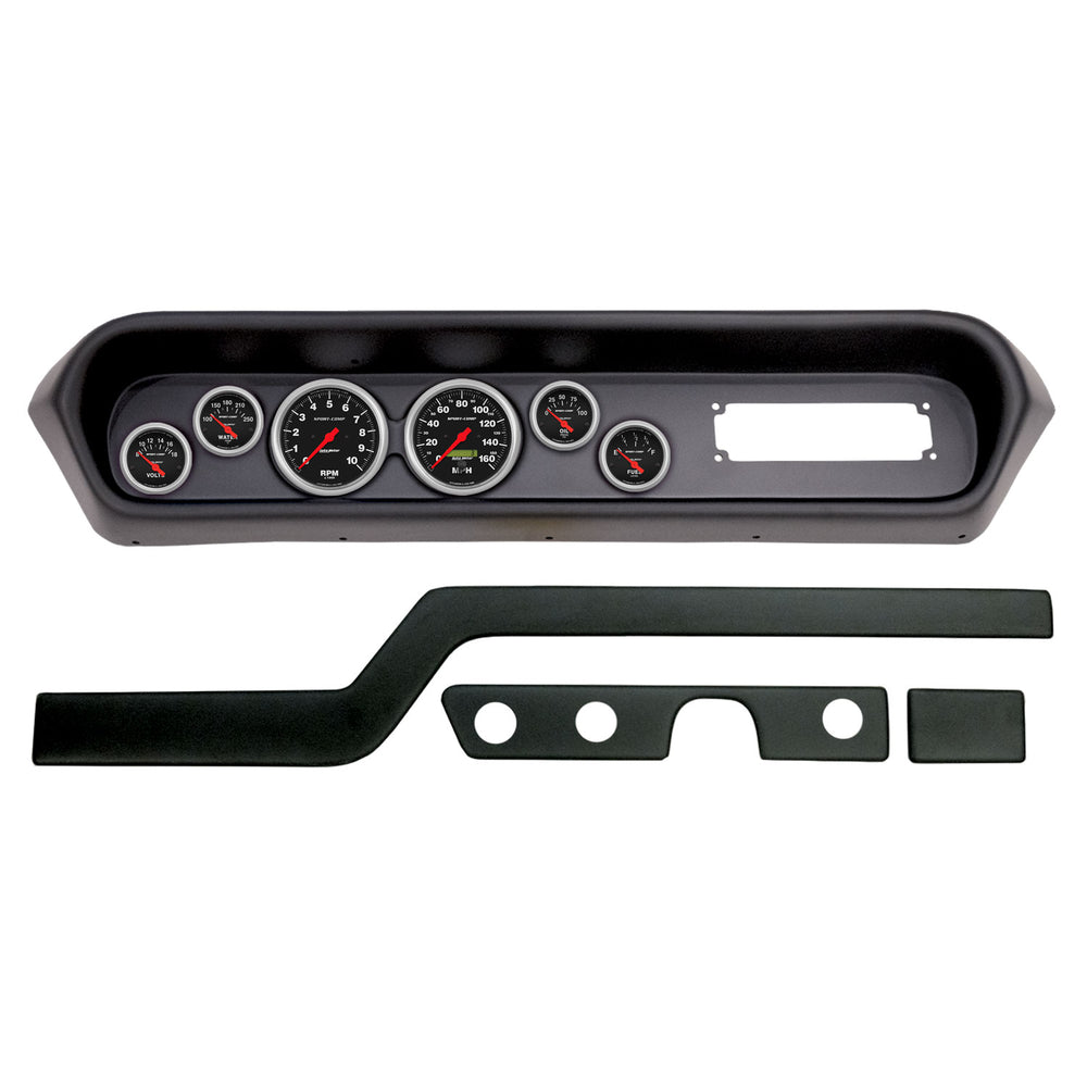 AutoMeter 6 Gauge Direct-Fit Dash Kit, Pontiac Gto/Lemans 64-65, Sport-Comp