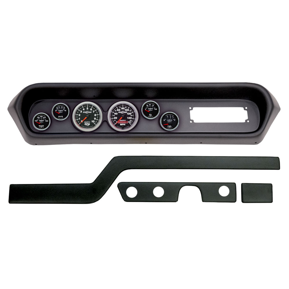 AutoMeter 6 Gauge Direct-Fit Dash Kit, Pontiac Gto/Lemans 64-65, Sport-Comp II