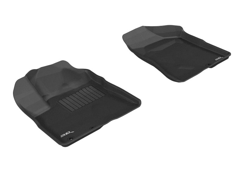3D MAXpider Tapis de sol de 1re rangée Kagu 2011-2013 Kia Sorento 7 places - noir