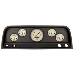 AutoMeter 5 Gauge Direct-Fit Dash Kit, Chevrolet Truck 64-66, Antique Beige