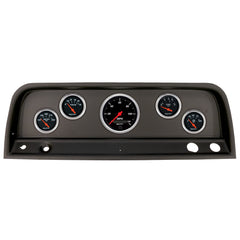 AutoMeter 5 Gauge Direct-Fit Dash Kit, Chevrolet Truck 64-66, Designer Black