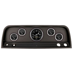 AutoMeter 5 Gauge Direct-Fit Dash Kit, Chevrolet Truck 64-66, Old Tyme Black
