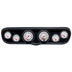 AutoMeter 6 Gauge Direct-Fit Dash Kit, Ford Mustang 66, Old Tyme Black