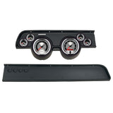 GAUGE KIT, 6 PC, (5" X2, 2 1/16" X4), MERC COUGAR NO AC 67-68, AMERICAN MUSCLE