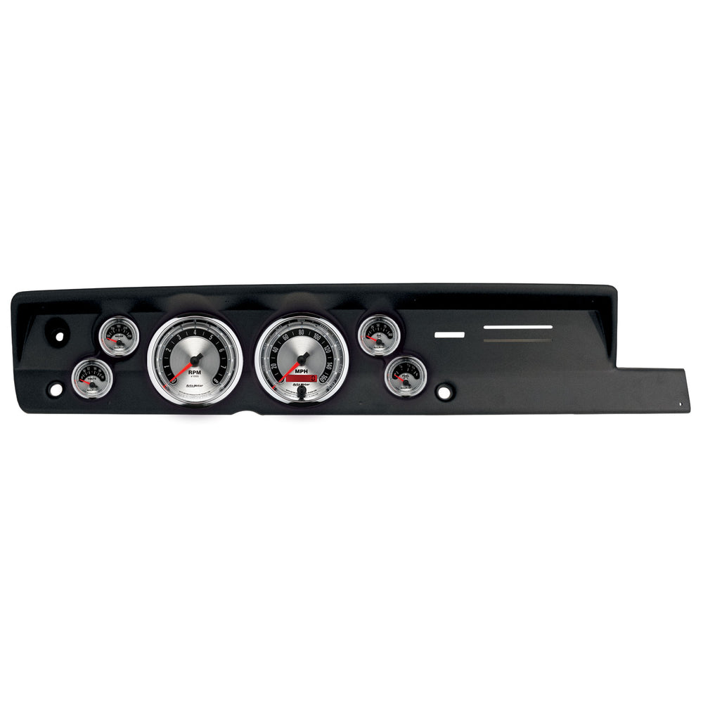 AutoMeter 6 Gauge Direct-Fit Dash Kit, Plymouth Cuda 67-69, American Muscle (2118-01)
