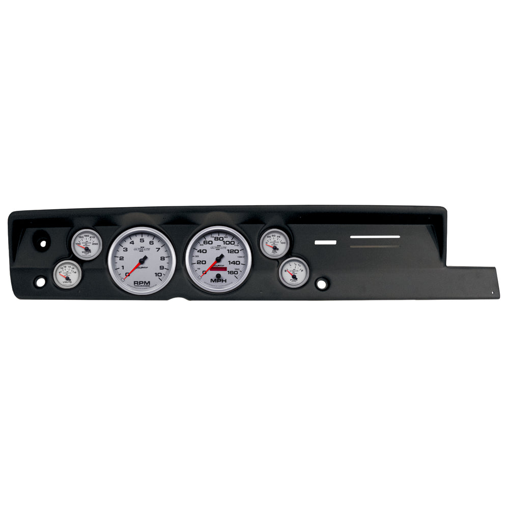 AutoMeter 6 Gauge Direct-Fit Dash Kit, Plymouth Cuda 67-69, Ultra-Lite II (2118-14)