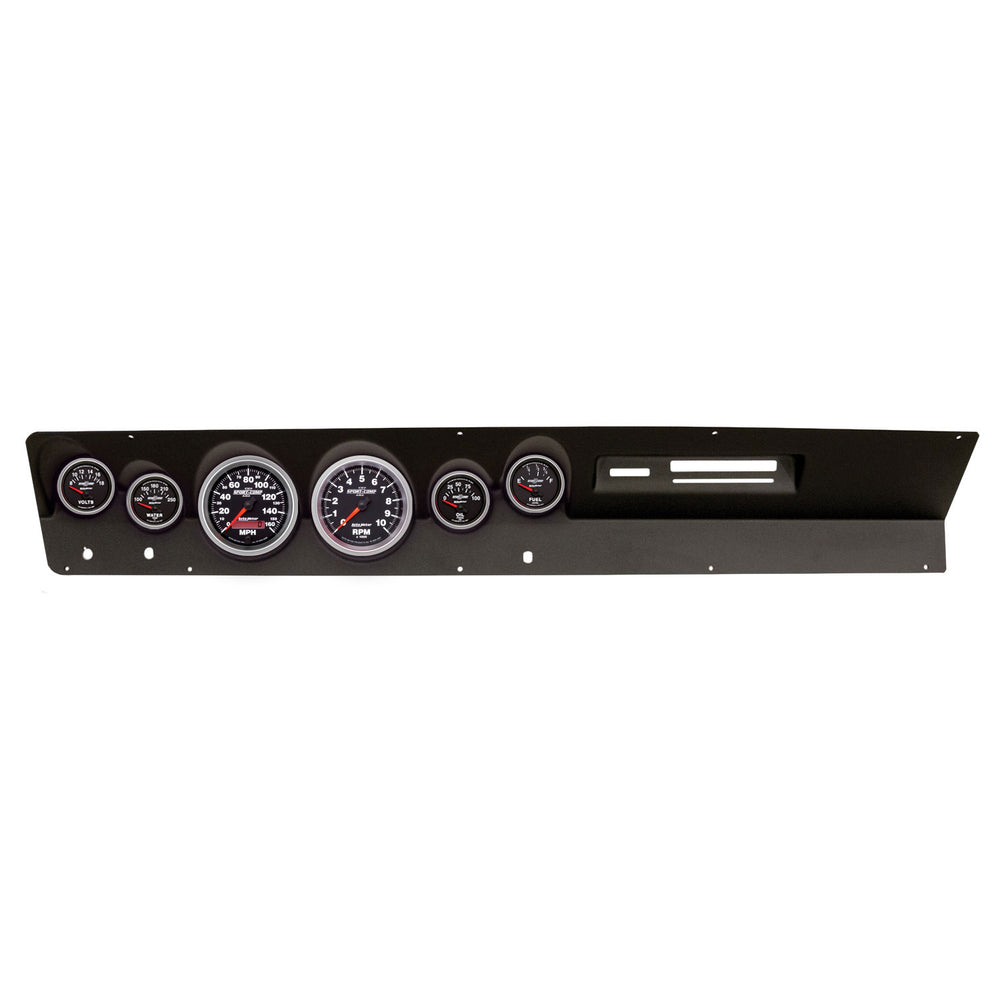 AutoMeter 6 Gauge Direct-Fit Dash Kit, Dodge Dart 67-69, Sport-Comp II (2119-12)