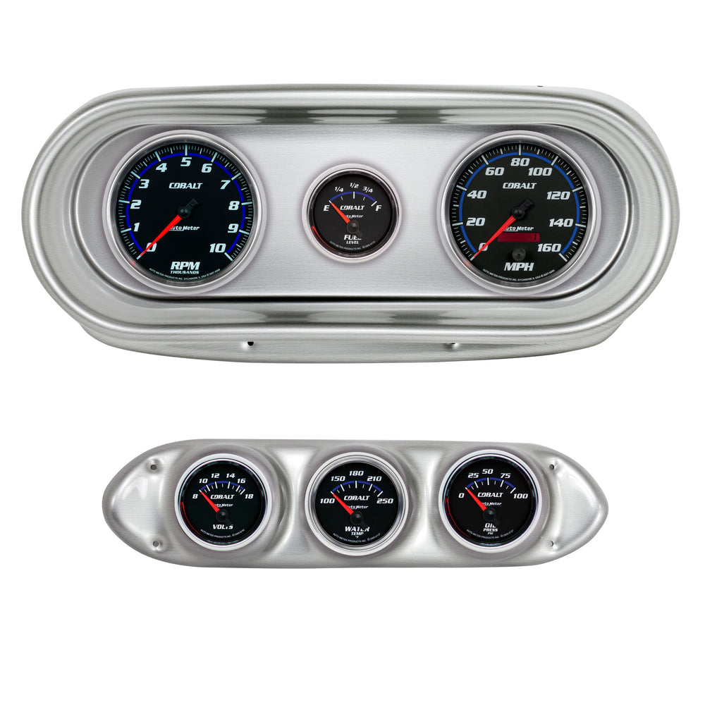 AutoMeter 6 Gauge Direct-Fit Dash Kit, Nova 62-65, Cobalt