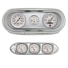 AutoMeter 6 Gauge Direct-Fit Dash Kit, Nova 62-65, Old-Tyme White