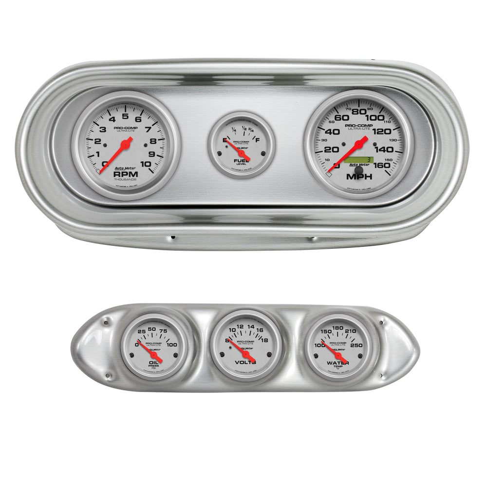 AutoMeter 6 Gauge Direct-Fit Dash Kit, Nova 62-65, Ultra-Lite