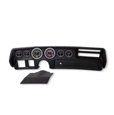 6 GAUGE DIRECT-FIT DASH KIT, CHEVELLESS/ELCAMINO/MONTE 70-72, SPORT-COMP II