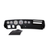 6 GAUGE DIRECT-FIT DASH KIT, CHEVELLE / EL CAMINO / MALIBU 70-72, ULTRA-LITE II