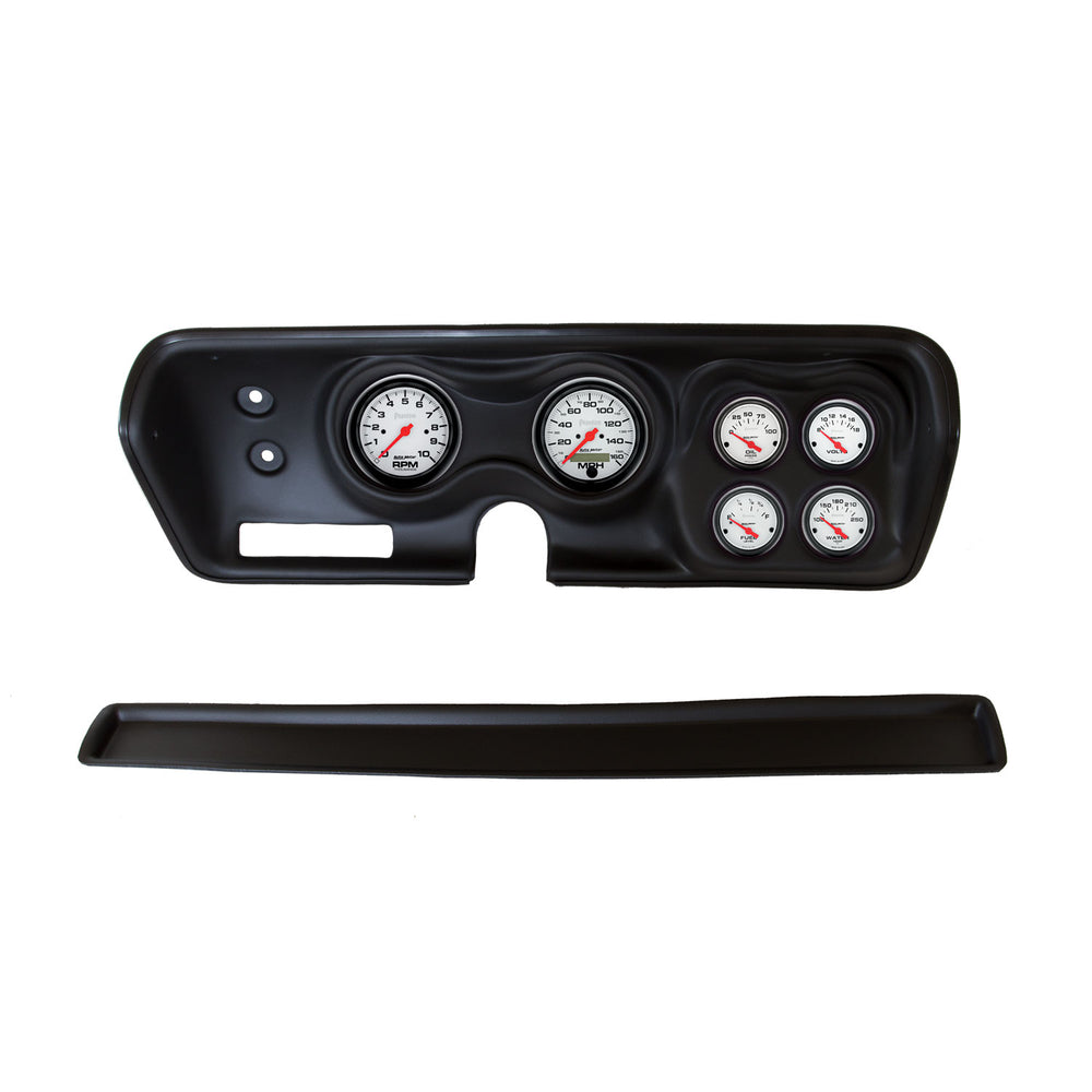AutoMeter 6 Gauge Direct-Fit Dash Kit, B-Body / Chrgr / Gtx / Road Runner / Sat 71-74 (2140-09)
