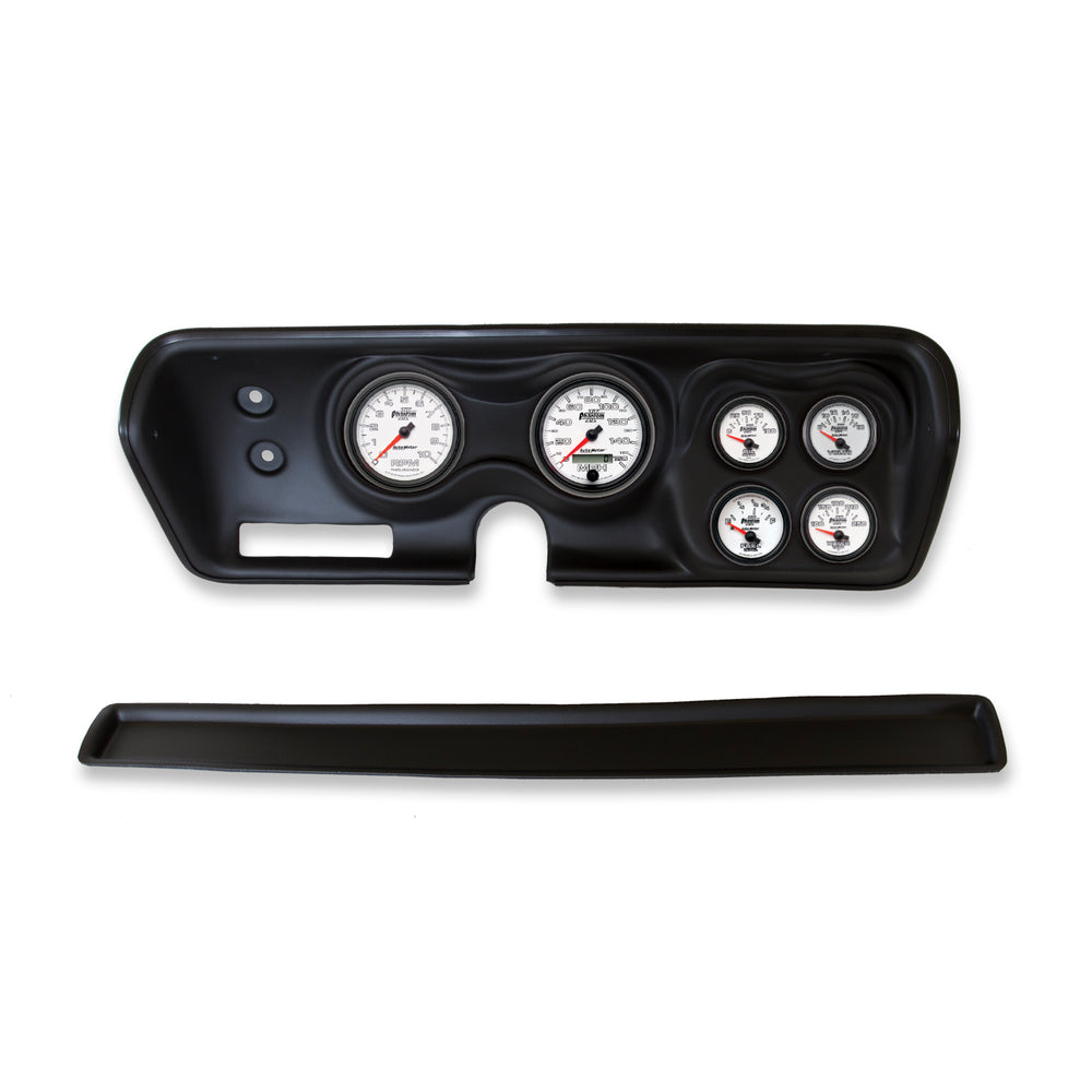 AutoMeter 6 Gauge Direct-Fit Dash Kit, B-Body / Chrgr / Gtx / Road Runner / Sat 71-74 (2140-10)
