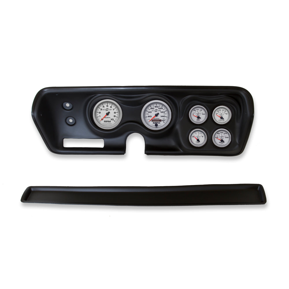 AutoMeter 6 Gauge Direct-Fit Dash Kit, B-Body/Chrgr/Gtx/Road Runner/Sat 71-74, Ultra-Lite
