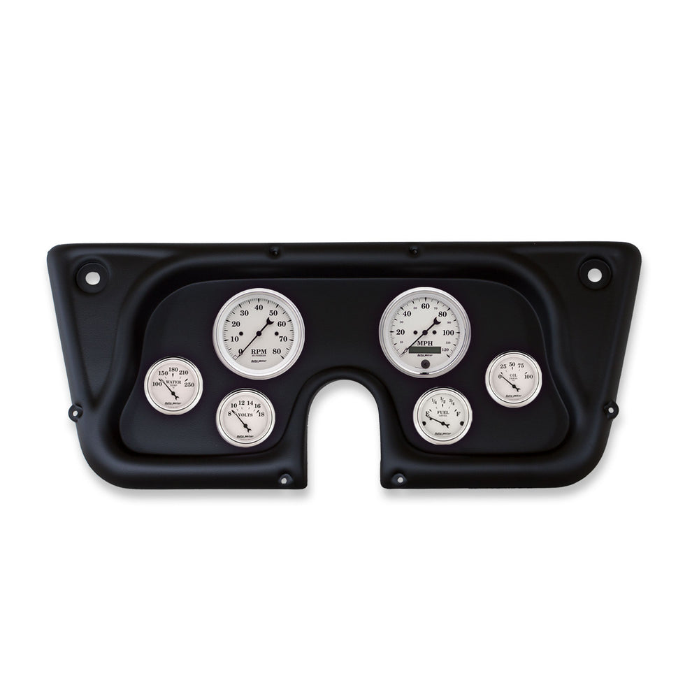 AutoMeter 6 Gauge Direct-Fit Dash Kit, Chevy Truck C / K / K5 / Suburbn 67-72, Old-Tyme