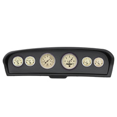 AutoMeter 6 Gauge Direct-Fit Dash Kit, Ford Truck 61-66, Antique Beige