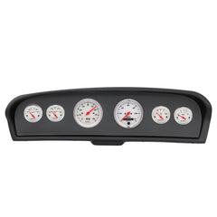 AutoMeter 6 Gauge Direct-Fit Dash Kit, Ford Truck 61-66, Arctic White