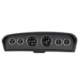 6 GAUGE DIRECT-FIT DASH KIT, FORD TRUCK 61-66, OLD TYME BLACK