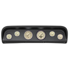 AutoMeter 6 Gauge Direct-Fit Dash Kit, Ford Truck 67-72, Antique Beige (2145-02)