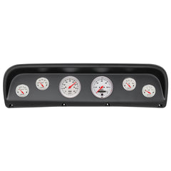 AutoMeter 6 Gauge Direct-Fit Dash Kit, Ford Truck 67-72, Arctic White (2145-03)