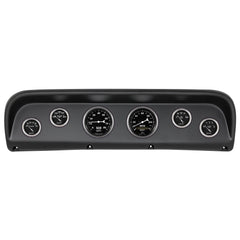 AutoMeter 6 Gauge Direct-Fit Dash Kit, Ford Truck 67-72, Old Tyme Black (2145-07)