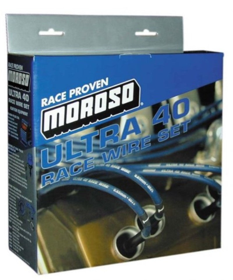 Moroso Jeu de fils d'allumage GM LS - Ultra 40 - gainé - type Coil-On - fil de 8 po - noir