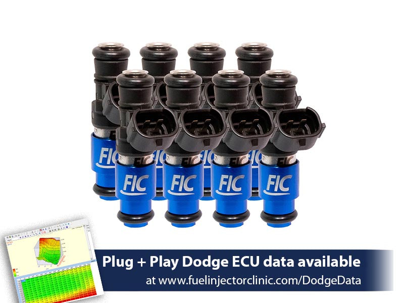 Fuel Injector Clinic Fuel Injector Set (240 Lbs/hr At OE 58 PSI Fuel Pressure, High-Z) (IS153-2150H)