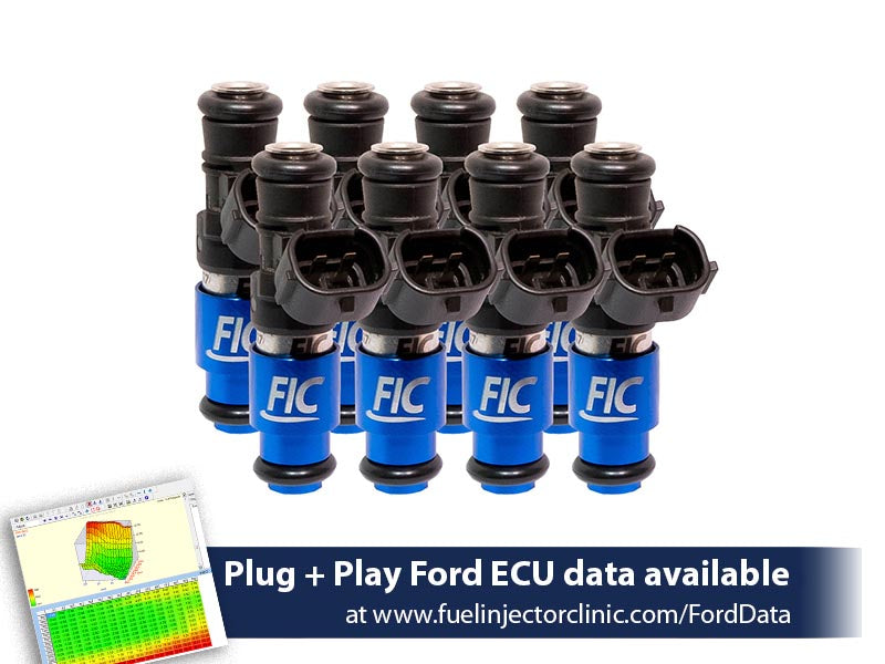 Fuel Injector Clinic Fuel Injector Set (200 Lbs/hr At 43.5 PSI Fuel Pressure, High-Z) (IS404-2150H)