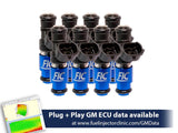 Fuel Injector Clinic Fuel Injector Set (240 Lbs/hr At OE 58 PSI Fuel Pressure, High-Z) (IS305-2150H)