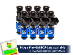 Fuel Injector Clinic Fuel Injector Set (240 Lbs/hr At OE 58 PSI Fuel Pressure, High-Z) (IS305-2150H)