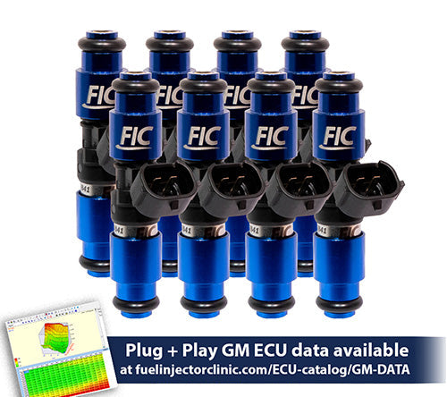 Fuel Injector Clinic Fuel Injector Set (240 Lbs/hr At OE 58 PSI Fuel Pressure, High-Z) (IS301-2150H)