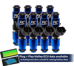 Injecteurs 2150cc (110 lbs/hr à 58 PSI de pression de carburant OE) FIC Fuel Injector Clinic pour Holley Hemi (High-Z)