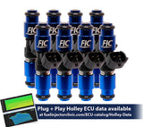 Fuel Injector Clinic Fuel Injector Set (110 Lbs/hr At OE 58 PSI Fuel Pressure, High-Z) (ISH01-2150H)