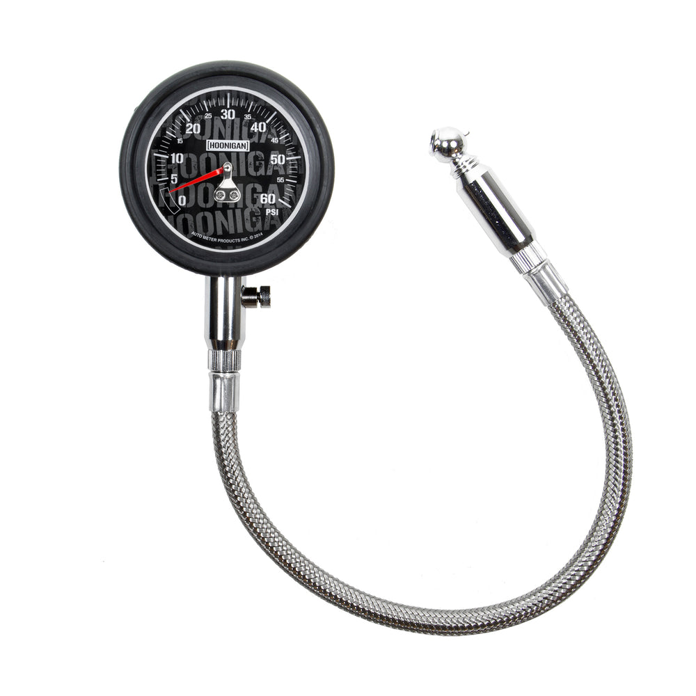 AutoMeter Gauge, Tire Pressure, 0-60PSI, Hoonigan, Analog