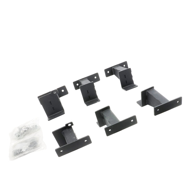 Go Rhino 18C Wrangler Jlu Frame Slider (Mounting Brackets Only) Textured Black