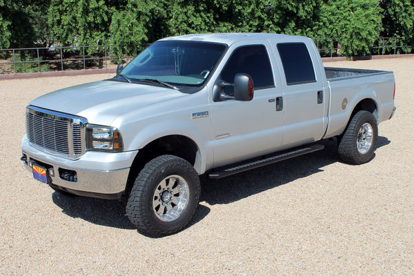 Raptor Series 5" OEM Style Full Tread Running Boards Black Textured 2203-0344BT — 1999-2016 Ford F-250 Super Duty / F-350 Super Duty